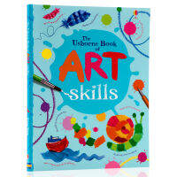 The Usborne book of art skills art skills art ideas English original art ideas childrens art enlightenment training book English 7 years old+