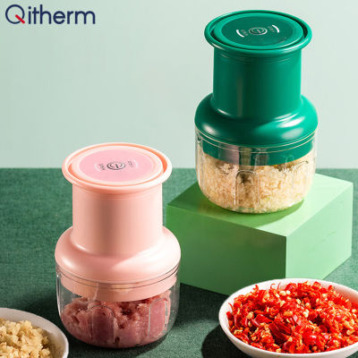 2021150300ML Electric Meat Grinder Mini USB Garlic Masher Garlic Press Vegetable Chili Meat Garlic Chopper Press Food Crusher