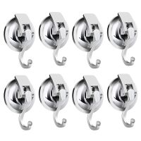 Heavy Duty Vacuum Suction Cup Hooks (8 Pack) for Kitchen Bathroom Restroom Organization