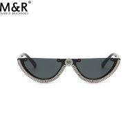 Diamond Cat Eye Sunglasses Designer Handmade Fashion Womens Decorative Glasses Personalized Diamond Embedding Fashion Glasses