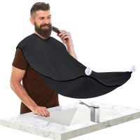 ✘ Male Shaving Apron Beard Catcher Cape Care Bib Face Shaved Hair Adult Bibs Shaver Cleaning Hairdresser Gift for Man Clean Apron