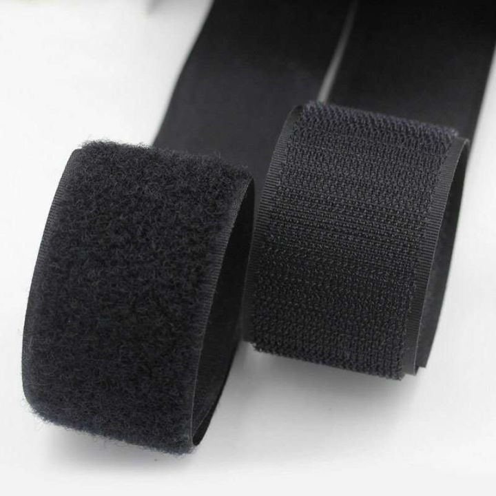 16-20-25-30-38-50-100mmx5m-pair-adhesive-fastener-tape-sew-on-hook-and-loop-black-white-magic-tape-strip-no-glue-sewing-accessor