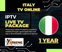 IPTV ITALY TV Online Package 1 Year. รับชมทีวี อิตาลี่ ได้ง่ายๆผ่านแอพพลิเคชั่นที่สามารถดาวน์โหลดได้ทุกระบบอุปกรณ์