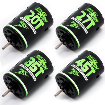 Rcxaz 540 Brushed Motor 20~45T 540 Waterproof for 1:10 RC Crawler Axial SCX10 AXI03007 90046 Traxxas TRX4 540 Brushed Motor  Power Points  Switches Sa