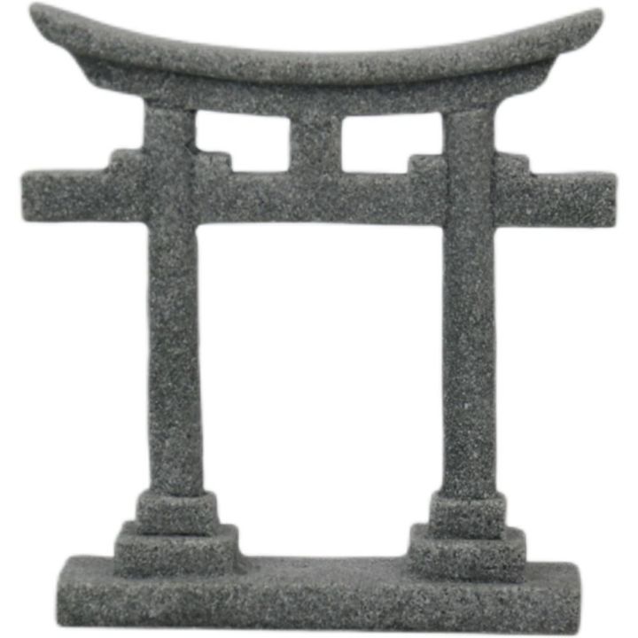 ti9p-หินทรายเทียม-ประตู-torii-ญี่ปุ่นขนาดเล็ก-งานฝีมืองานประดิษฐ์-สีเทาและสีเทา-ศาลเจ้า-shinto-ขนาดเล็ก-ของขวัญสำหรับเด็ก-เครื่องประดับถังปลา-การจำลอง-torii-ของเล่นสำหรับเด็ก