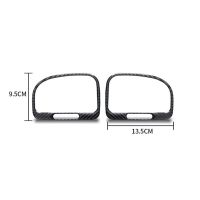 、‘】【’ 2Pcs Carbon Fiber Car Air Vent Outlet Trim Stickers For Vw Golf 6 Gti R Mk6 2008-2012