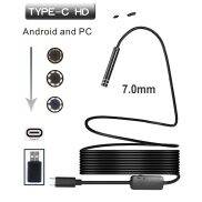 7Mm 1 3 5 Mét USB TYPE-C Kiểm Tra Camera nội soi 6LED HD Cho S8 LG G5 G6