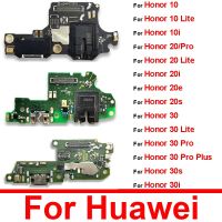 บอร์ดแจ็คชาร์จ USB ดั้งเดิมสําหรับ Huawei Honor 10 20 30 Pro Plus Lite 20i 20e 20S 30i 30S พอร์ตชาร์จ USB บอร์ดพอร์ต USB