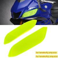 ☼✁Yamaha YZF R25 R3 2019-2020ไฟหน้าแผ่นเรืองแสงหน้าจอป้องกันเลนส์อะคริลิคอุปกรณ์เสริมมอเตอร์ไซค์2020ใหม่