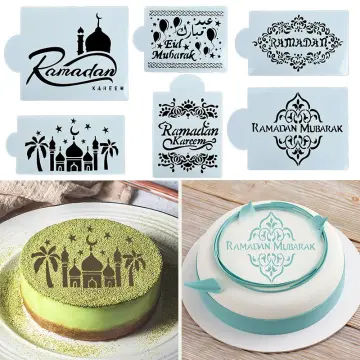 Eid Cupcakes - Ramadan cakes stencils available at Stenciland shop