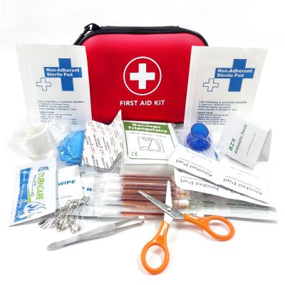 【LZ】●☸  Impermeável Outdoor Travel Car First Aid Kit Casa Pequena Caixa Médica Emergency Survival Kit Household Camping Empty First Aid Box