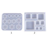 Silicone Molds Snowflake Square Jewelry Mold DIY Jewellery Making Accessories UV Resin Tool