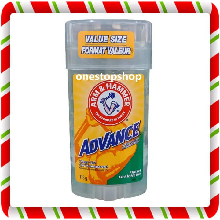 Arm and Hammer Antiperspirant Deodorant Stick Clear Gel Fresh 113g