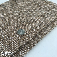100cmx148cm Thickened Coarse Linen Sofa Fabric Solid Color Linen Cushion Cover Car Cover Cloth Fabric DIY Home Decoration Fabric