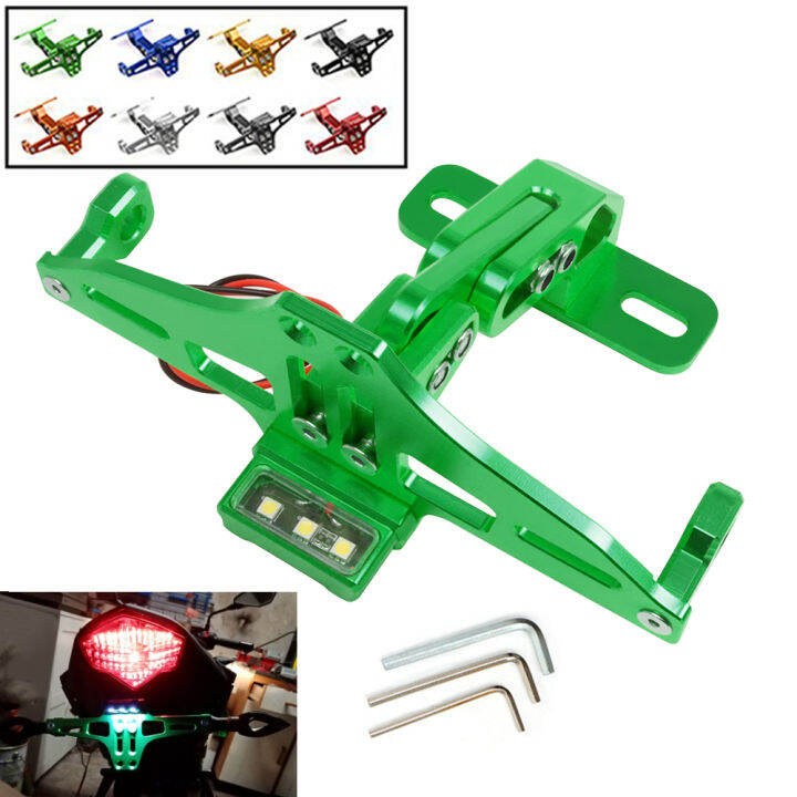 Universal Rear License Plate Holder For Kawasaki NINJA 250r 300 400