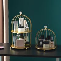 [COD] Wrought Iron Perfume Products Finishing Rack Display Dressing Table Desktop Storage