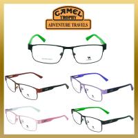 Camel แว่นตา รุ่น CA-12740 กรอบเต็ม Square shape ทรงเหลี่ยม ขาสปริง วัสดุ สแตนเลส สตีล (สำหรับตัดเลนส์) กรอบแว่นตา สวมใส่สบาย น้ำหนักเบา ไม่ตกเทรนด์ มีความแข็งแรงทนทาน Full frame Eyeglass Spring leg Stainless Steel material Eyewear Top Glasses