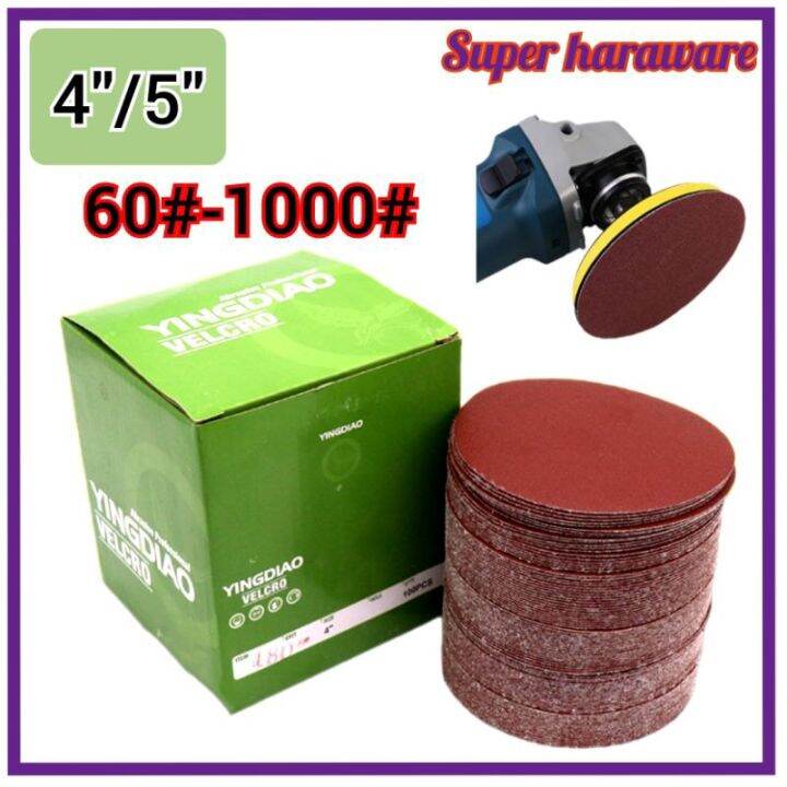 4"5" Abrasive Red Sandpaper Disc/kertas pasir bulat/kertas pasir/kertas