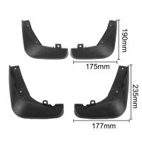 Auto Parts Splash Guards 4ชิ้นเซ็ตด้านหน้าด้านหลัง Mud Flaps ABS Mudguards Fender สำหรับ Mazda 6 GJ GL Atenza 2013-รถอุปกรณ์เสริม