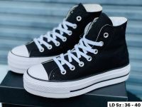 【The_Vans1966】รองเท้าผ้าใบConvers - Black หุ้มข้อสูง รองเท้าชาย-หญิง รองเท้าลำลอง สินค้าพร้อมส่ง