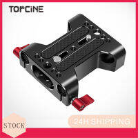 Dual 15Mm Rod Rail Clamp สำหรับเหมาะสำหรับกรงกระต่ายทุกชนิดและระบบรองรับแท่นขุดเจาะ DSLR พร้อมฐานยึดขาตั้งกล้อง