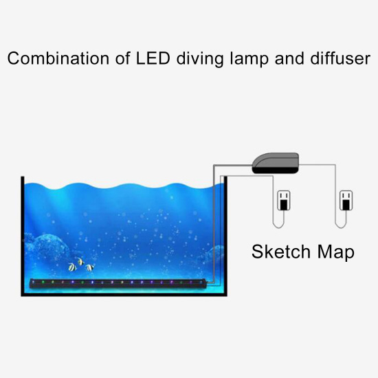 Đèn led đầy màu sắc chống nước giúp trang trí và cung cấp bong bóng oxy - ảnh sản phẩm 8