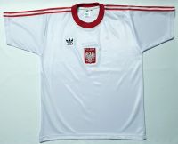 เสื้อฟุตบอลโปแลนด์ 1978 ฟุตบอลโลก ย้อนยุค ชุดเหย้า  Poland 1978 world cup home Retro football shirt AAA Thailand Quality รูปถ่ายใหม่จากสินค้าจริง