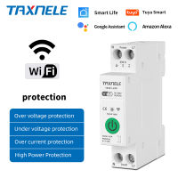 Smart Life TUYA WiFi MCB Circuit Breaker เครื่องวัดพลังงานเกินปัจจุบันภายใต้แรงดันไฟฟ้าป้องกัน 1-63A สวิตช์ควบคุมระยะไกลไร้สาย-Pujeu