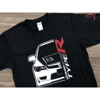 Honda Civic Fd Fd2R Mugen Type R*fron เสื้อยืดแขนแขนสั้นคอกลมคุณภาพสูงผู้ชายไซส์ใหญ่พิเศษเสื้อยืดกีฬาฟิตเนสสินค้าทางวัฒนธรรมและความคิดสร้างสรรค์