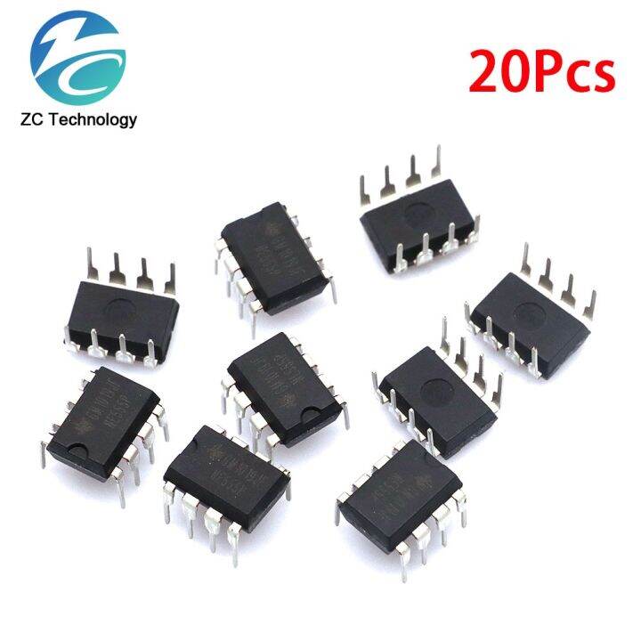 20pcslot New Ne555 Ne555p Ne555n 555 Timers Dip 8 8 Pin Dip Sockets Sop 8 Smd Ne555dr Ic Bxv 8550