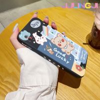 Jjlingji เคส M10s A20 A30ปลอกสำหรับ Samsung เคสลายกระต่ายโชคดีที่สวยงามบางดีไซน์ใหม่เคสโทรศัพท์ปกป้องขอบสี่เหลี่ยมเคสนิ่มเคสปลอกซิลิโคนกันกระแทก