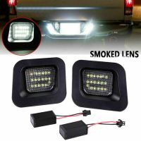 2ชิ้นไฟป้ายทะเบียน LED Canbus โคมไฟหมายเลขอุปกรณ์เสริมสำหรับ Dodge Ram 1500 2500 3500 12V ไฟรถยนต์