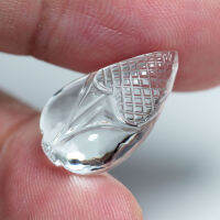 10.65 ct ไวท์ โทแพส แกะสลักข้าวโพด (White Topaz Corn Carving)