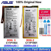 Original C11P1903 6000MAh เปลี่ยนแบตเตอรี่ศัพท์สำหรับ ROG 2 ROG ศัพท์3 ROG3 ZS661KS ZS660KL แบตเตอรี่