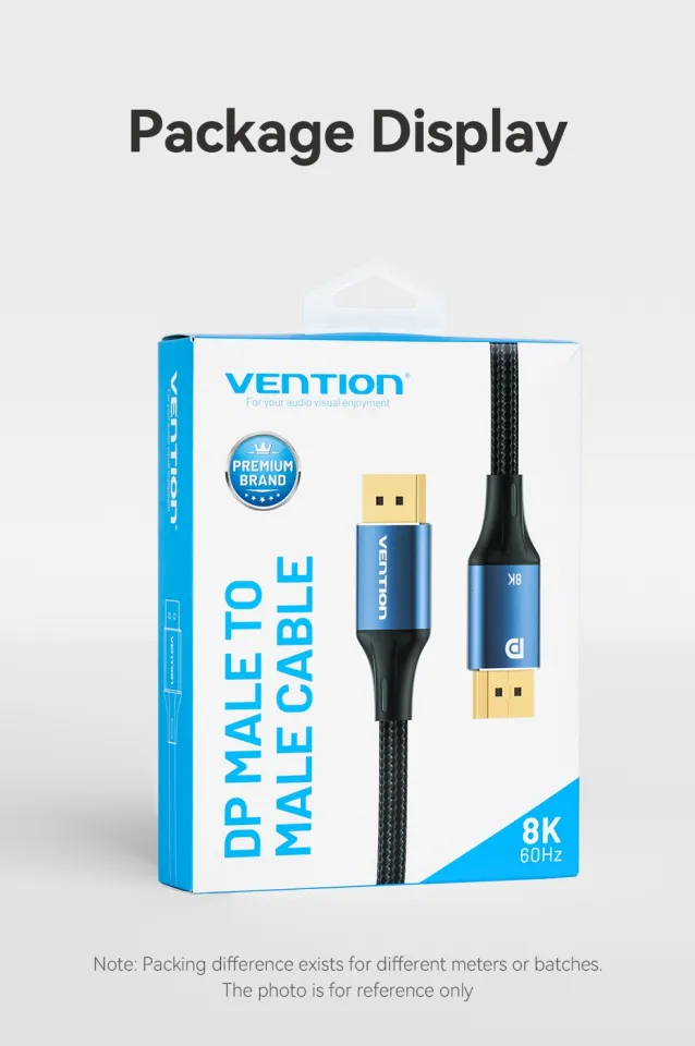 Vention DisplayPort 1.4 Cable 8K 60Hz 4K HDR 165Hz Display Port Audio Cable  for Video PC Laptop TV Display Port 1.4 DP Cable 1.2