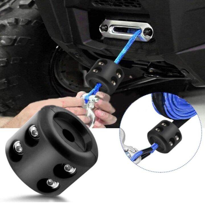 Universal Winch Guard Cable Stoper ATV UTV Offroad Cars Commander Hook Stopper Rubber Winch