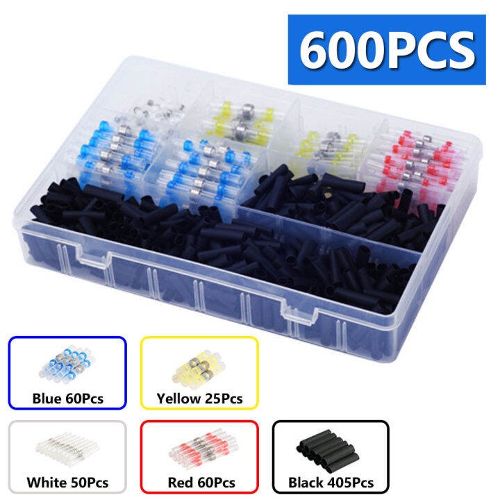 50-600-1200pcs-heat-shrink-butt-wire-cable-splice-terminal-kit-waterproof-crimp-terminals-solder-seal-electrical-marine-cable-iewo9238