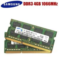 【CW】 SAMSUNG 8GB (2pcsX4GB) 2Rx8 PC3 8500S DDR3 1066Mhz Laptop Memory 4G PC3 8500S 1066MHZ Notebook Module SODIMM RAM