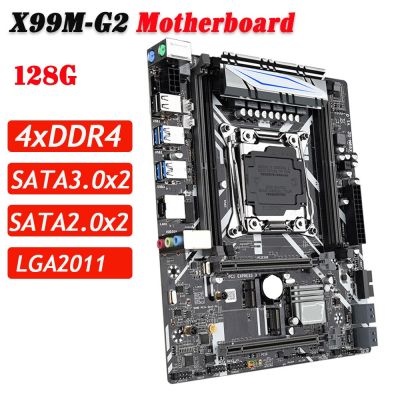 X99M-G2แผงวงจรคอมพิวเตอร์128GB เมนบอร์ด PC NIC กิกะบิต5.1ช่อง LGA2011 V3/V4 CPU รองรับเมนบอร์ด E5 2680/เมนบอร์ด2678V3