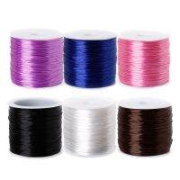 50m/Roll DIY Crystal Beading Stretch Cord for Jewelry Making 0.7mm Elastic Thread Rope Diy Bracelet Necklace Accessories