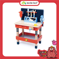 Tender Leaf Toys ของเล่นไม้ ชุดช่างเด็ก โต๊ะช่าง Tenderleaf Tool Bench