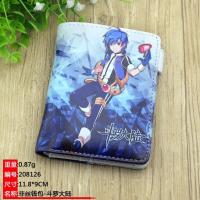 [In Stock] Soul Land Men Women Kids Cartoon Wallets Anime Cartoon Peripheral Series Color Printing Student Wallet Non-Silk Wallet Bifold Wallet