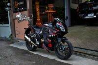 สติ๊กเกอร์ Full Body ลาย ฉลามเทา เต็มคัน รถรุ่น Honda CBR 300