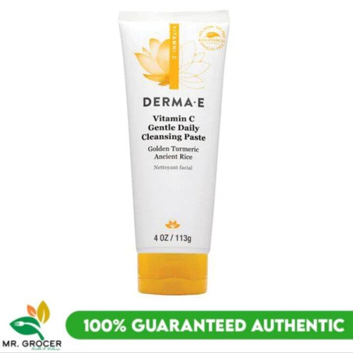 Derma E Vitamin C Gentle Daily Cleansing Paste 113g Lazada PH