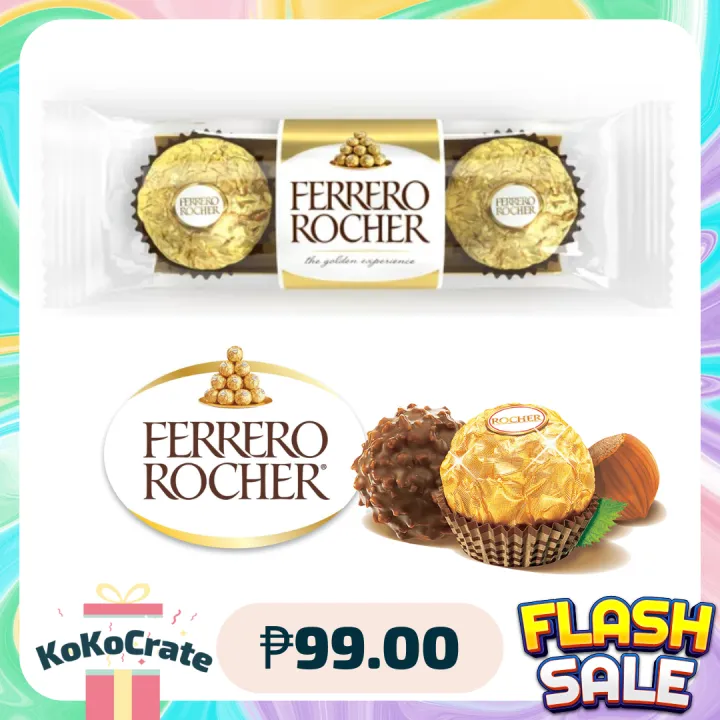 Pack of 3 Ferrero Rocher Chocolate 37.5g | 3s | Kokocrate Snacks ...