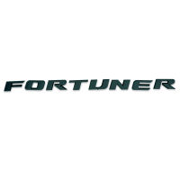 Logo FORTUNER โลโก้ 37x2x0.2 จำนวน 1ชิ้น สีดำ Toyota Fortuner โตโยต้า ฟอร์จูนเนอร์ ฟอจูนเนอร์ 4ประตู ปี 2016-2018  สินค้าราคาถูก คุณภาพดี Logo Emblem