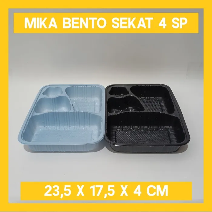 Mika Bento Sekat Sp Tray Bento Bintang Sp Isi Set Lazada Indonesia