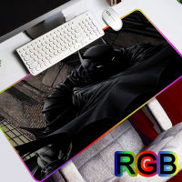 RGB LED Lighting Light Batman Gaming Mousepads Cartoon Anime Mouse Pad Game Console Computer Keyboard Table Pad Large Gaming Mouse Pad High Quality Mouse Pad Wirel