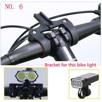 Bicycle Light Holder Double-hole Central Bike Front Light Mount Cycling Headlamp Stand Rack MTB Lamp Bracket Clip Picture Hangers Hooks