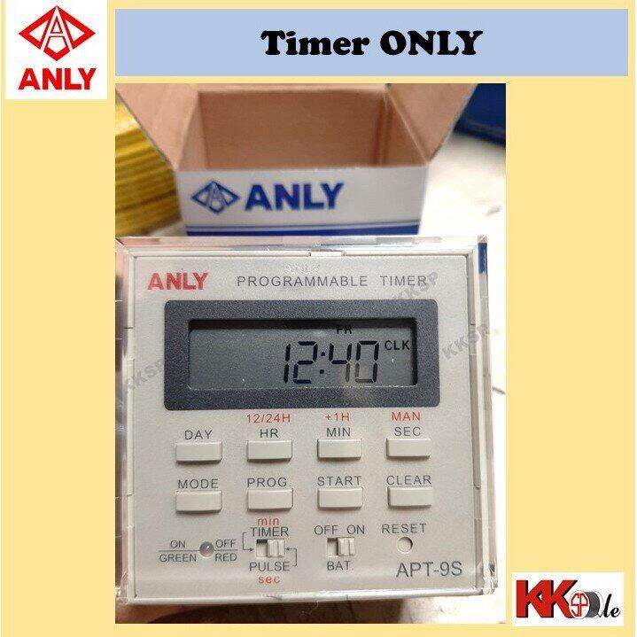 Anly APT9S 24V/240v 7 Days Programmable Timer Time Switch Lazada